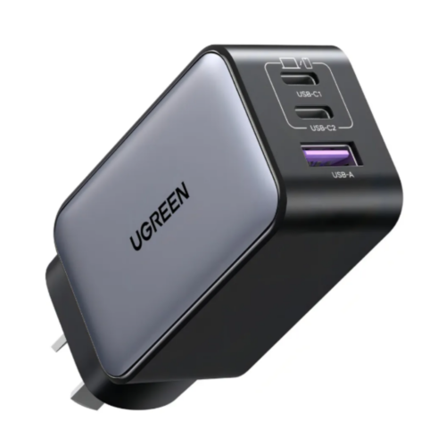 Cargador Celular Carga Rápida 65w Usb C Usb A 3 Puertos