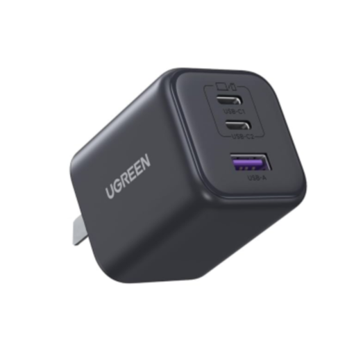 Cargador Ugreen 45w Usb-c Usb-a Carga Rápida 3 Puertos