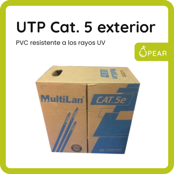 Cable Utp Furukawa Multilan Cat.5e Exterior Cobre 100% 305m