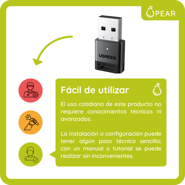 Adaptador Bluetooth Usb A Ugreen Compatible Windows