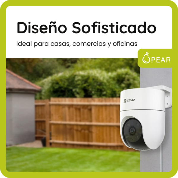 Cámara De Seguridad Wifi Domo Color Full Hd Ezviz H8c 2mp 1080 Vista 360 Color Blanco