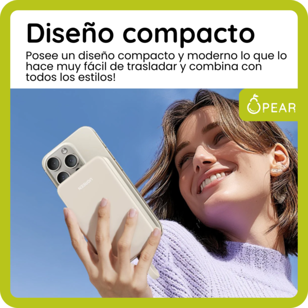 Power Bank Ugreen Portátil 20w 3 Puertos Usb C Usb A