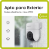 Cámara De Seguridad Wifi Domo Color Full Hd Ezviz H8c 2mp 1080 Vista 360 Color Blanco