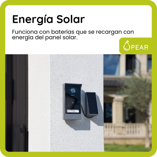 Video Portero Wifi Batería Cámara Ezviz Ep7 2k Carga Solar