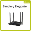 Router Wifi Tenda Ac10 1167mbps 2,4 5ghz Inalámbrico Gigabit