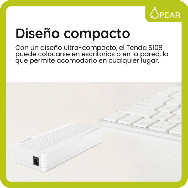 Switch Tenda S108 8 Puertos 100mbps Ethernet