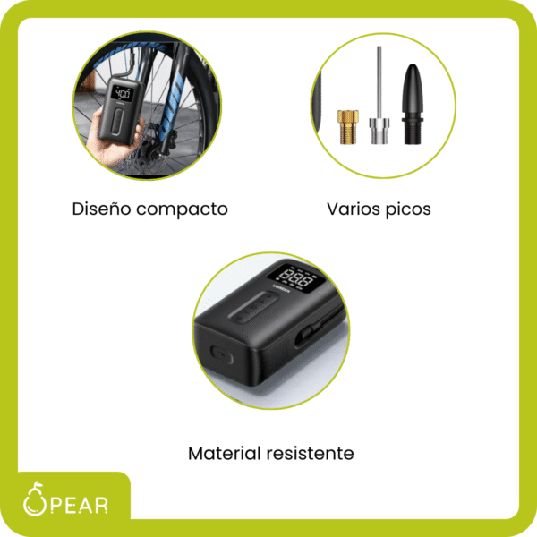 Inflador Para Neumaticos Portátil Ugreen A Batería 150psi