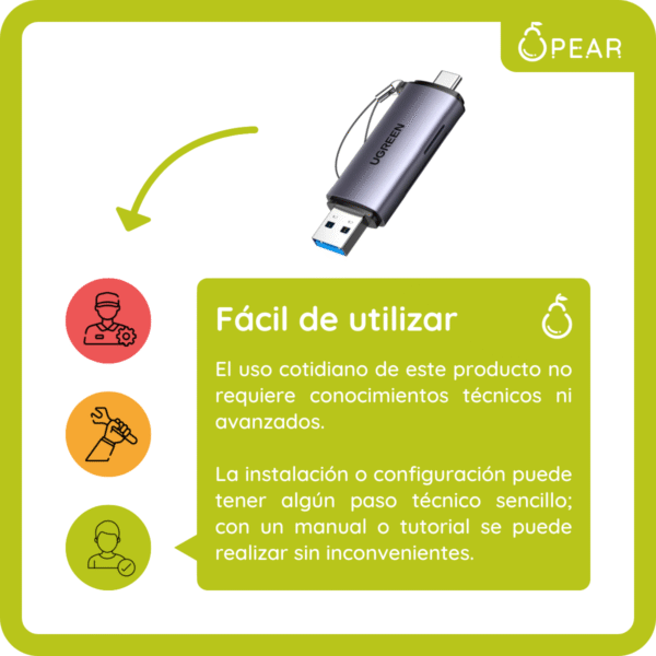 Lector De Tarjetas Sd Micro Sd Ugreen Usb A Usb C Windows