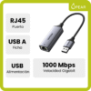 Adaptador De Red Ethernet Ugreen Usb A Rj45