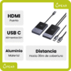 Transmisor Receptor Inalámbrico Ugreen Hdmi Usb 1080p A 30m