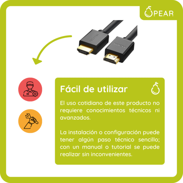 Cable Hdmi Ugreen 1metro 4k Video Audio Reforzado