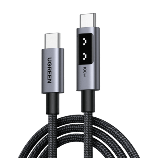 Cable Usb C A Usb C Ugreen 1m 100w Carga Rápida Reforzado