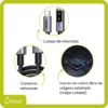 Cable Usb C A Usb C Ugreen 1m 100w Carga Rápida Reforzado