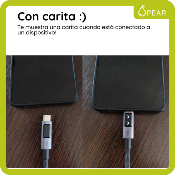 Cable Usb C A Usb C Ugreen 1m 100w Carga Rápida Reforzado