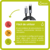 Cable Usb C A Usb C Ugreen 1m 100w Carga Rápida Reforzado