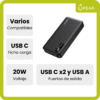 Power Bank Ugreen 20w Usb C Usb A Carga Rápida