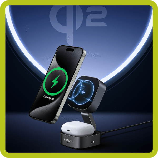 Cargador Inalámbrico Magnético Qi2 Ugreen 15w iPhone